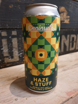 Peninsula Haze &amp; Stuff Double IPA Coconut Lime Panela 44cl