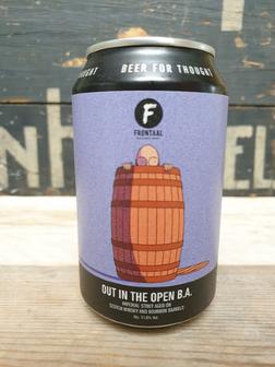 Brouwerij Frontaal Out In The Open Scotch Whisky &amp; Bourbon Barrel Aged Imperial Stout 33cl 