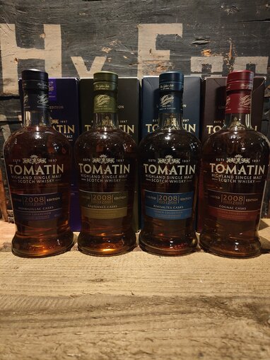 Tomatin Limited Edition 2008 Complete set