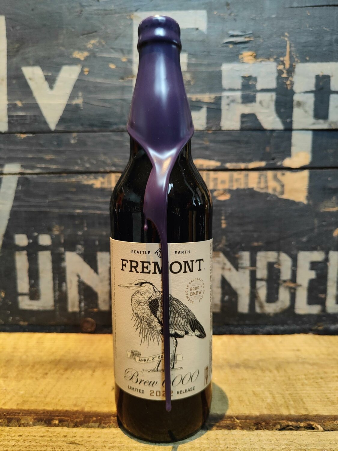 Fremont Brew 6000 2022 Release Bourbon Barrel Aged Barley Wine Van