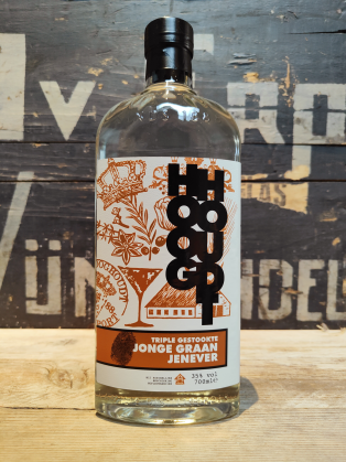 Hooghoudt Premium Triple Gestookte Jonge Graan Jenever 70cl 