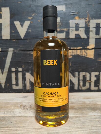 Beek Vintage Rum Cachaca Dom Tapparo 2016 