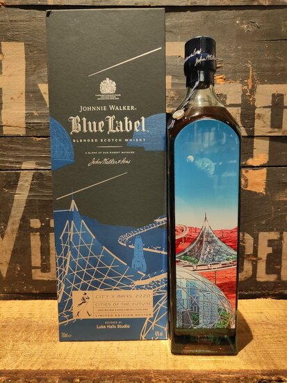 Johnnie Walker Blue Label City X Mars 2220 Limited Edition Cities Of The Future Whisky