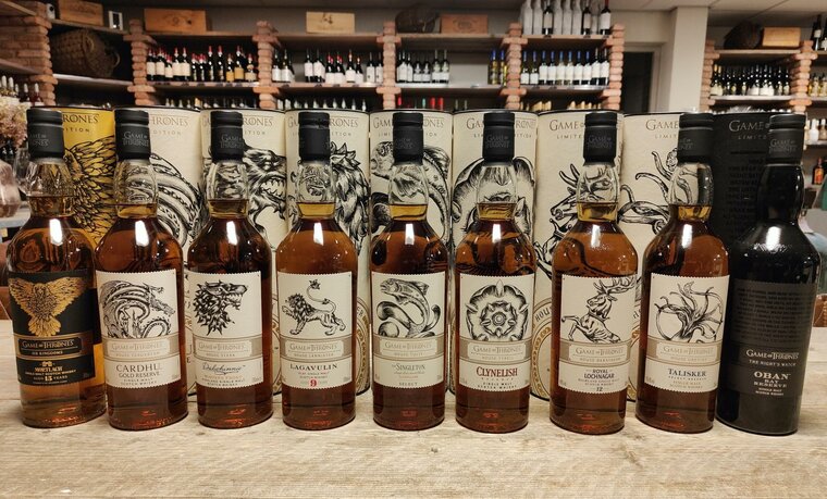 Game of Thrones Complete Serie 9x70cl