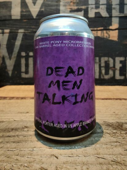 White Pony Dead Men Talking Apple Brandy Barrel Aged Imperial Porter 