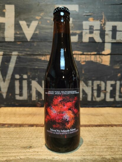 White Pony Behind My Intimate Silence Amarone Barrel Aged Barley Wine 