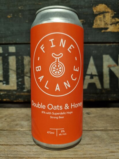Fine Balance Brewing Company Double Oats & Honey India Pale Ale with Superdelic Hops