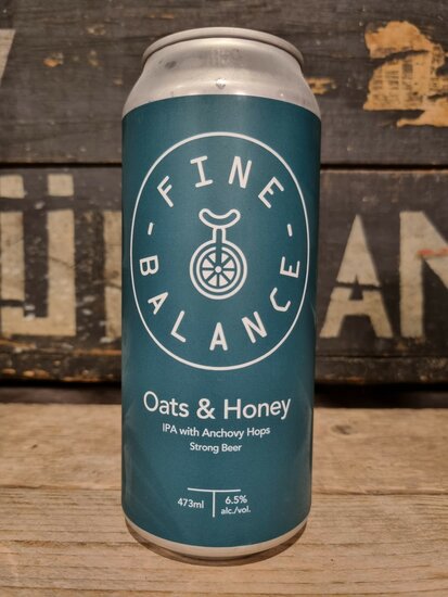 Fine Balance Brewing Company Oats & Honey India Pale Ale with Anchovy Hops