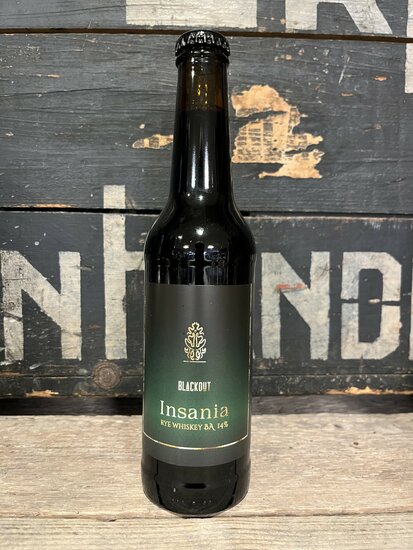 Blackout Insania Rye Whiskey Barrel Aged 