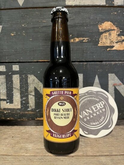 Grutte Pier No.23 Port Blauwe Bessen Mede BA Dikke Stout 33cl 
