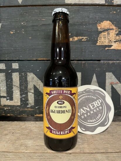 Grutte Pier No.13 Aguardiente Barrel Aged Quadrupel 33cl 