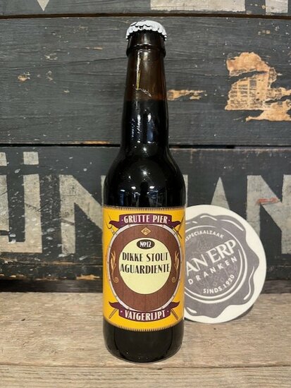 Grutte Pier No.12 Aguardiente Barrel Aged Dikke Stout 33cl 