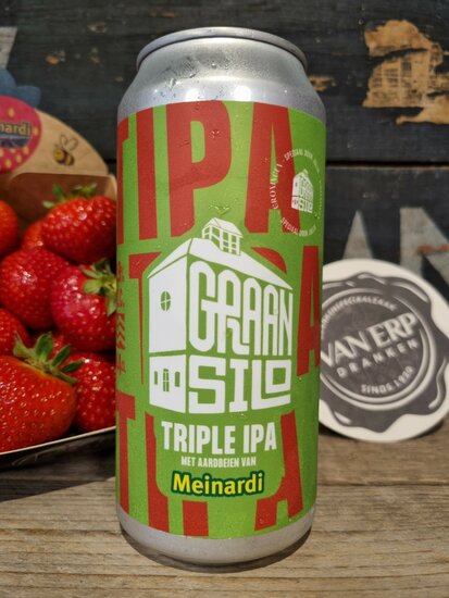 Graansilo Groningen TIPA met aardbeien van Meinardi