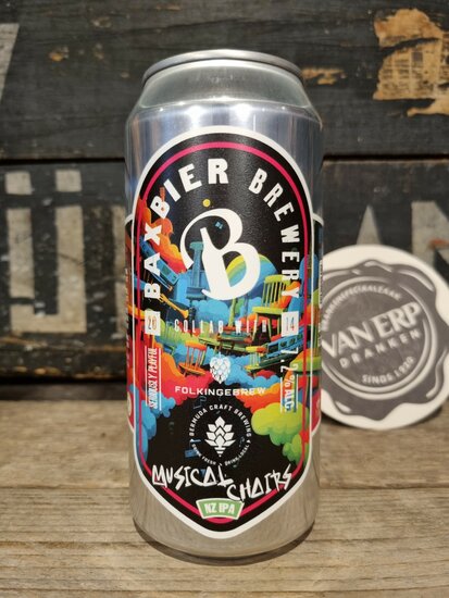Baxbier X Bermuda Craft Brewing X Folkingebrew Musical Chairs Nieuw Zeeland IPA