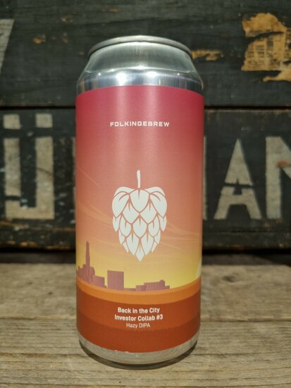 Folkingebrew Back in the City Investor Collab #3 Hazy Double India Pale Ale