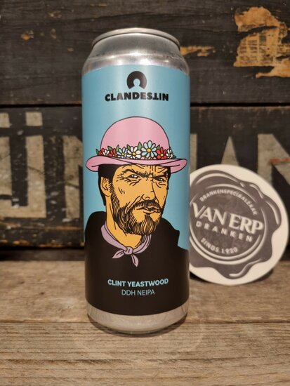 Clandestin Beer Clint Yeastwood Double Dry Hopped NEIPA