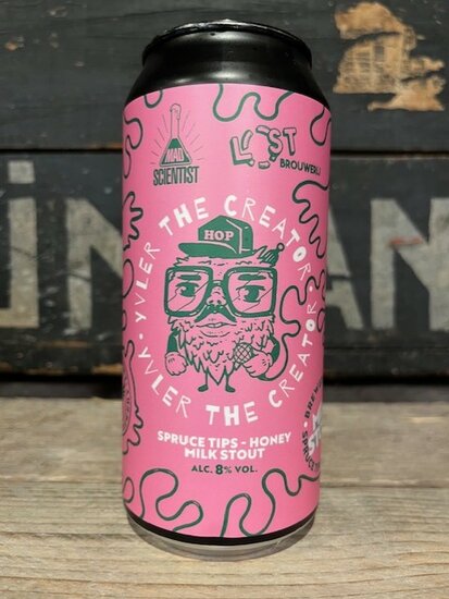 Mad Scientist X Brouwerij LOST Yvler The Creator Spruce Tips Honey Milk Stout