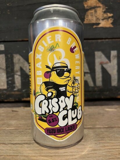 Baxbier Crispy Club Yuzu Rice Lager 